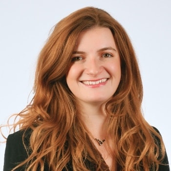 Corporate headshot — woman smiling