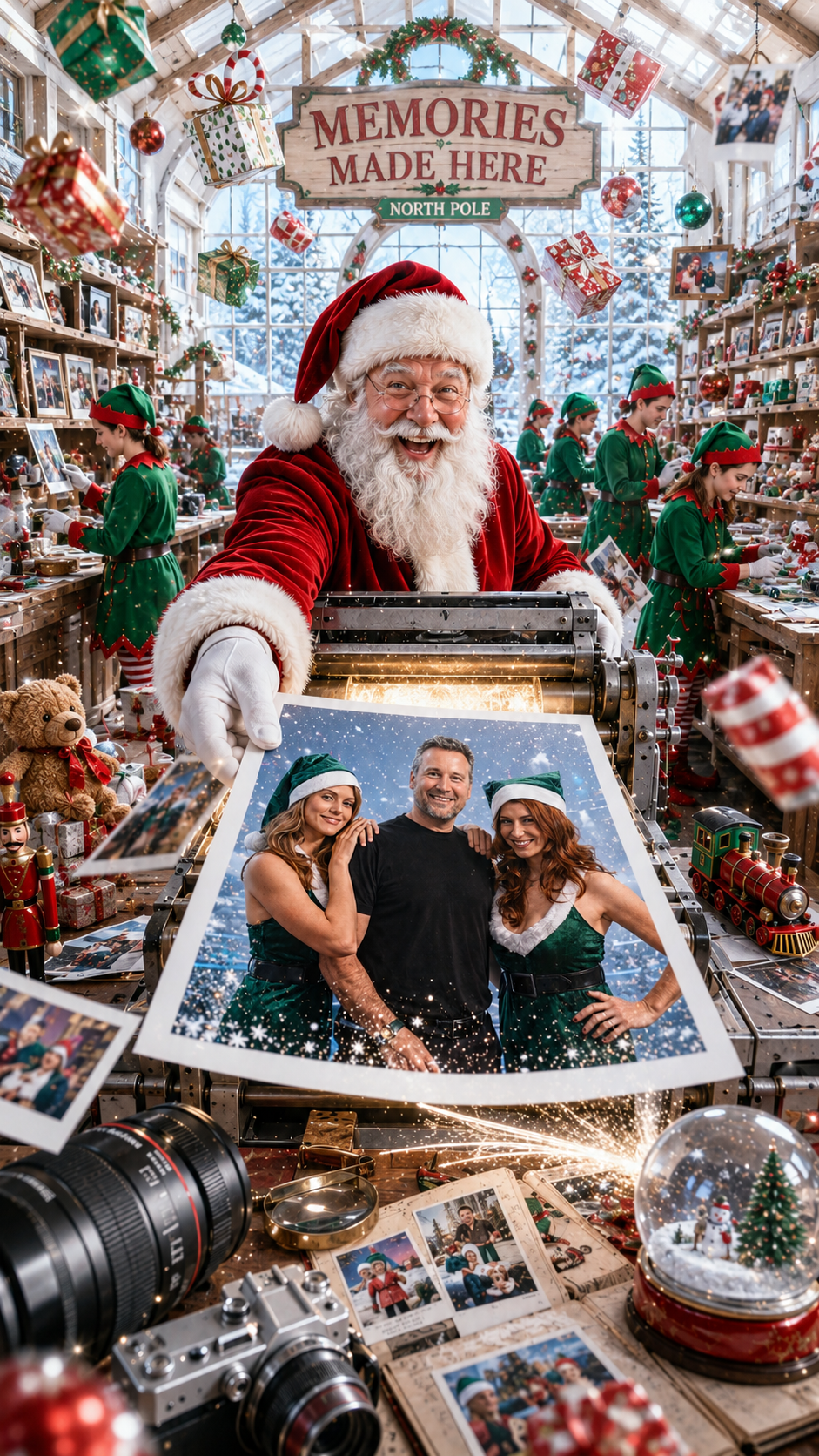 Santa photo printing